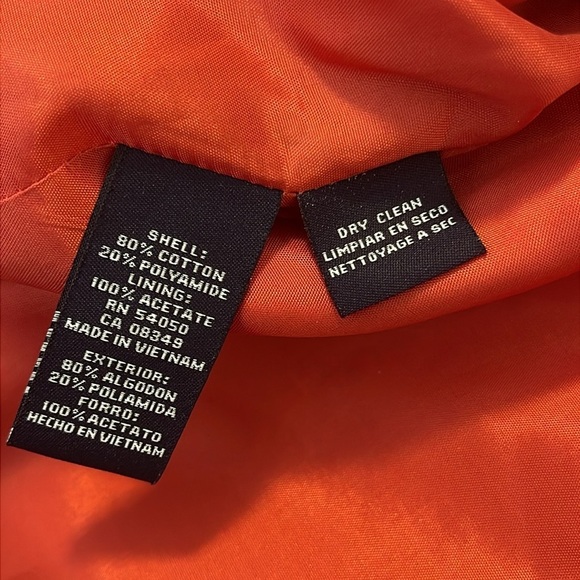 Jones New York Signature Orange Career Blazer Size 14 - Picture 4 of 7